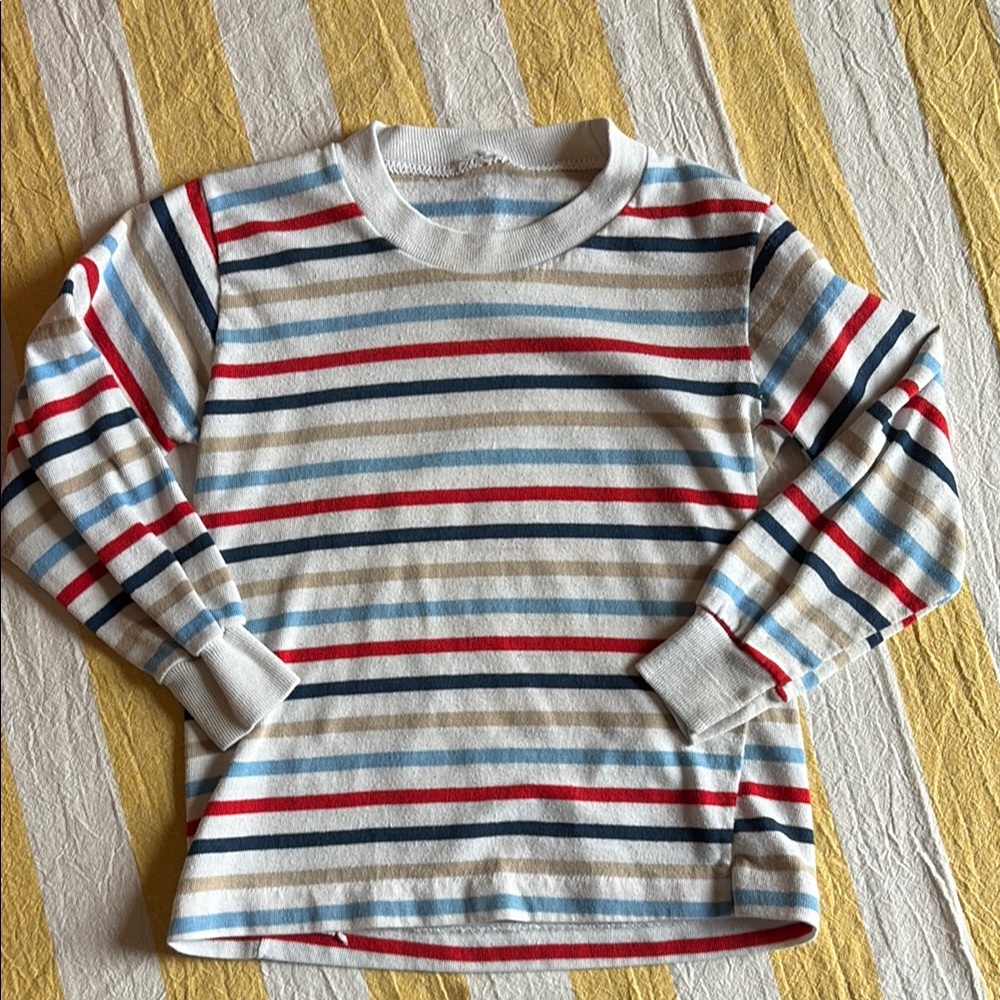 1970s Striped Kids Shirt